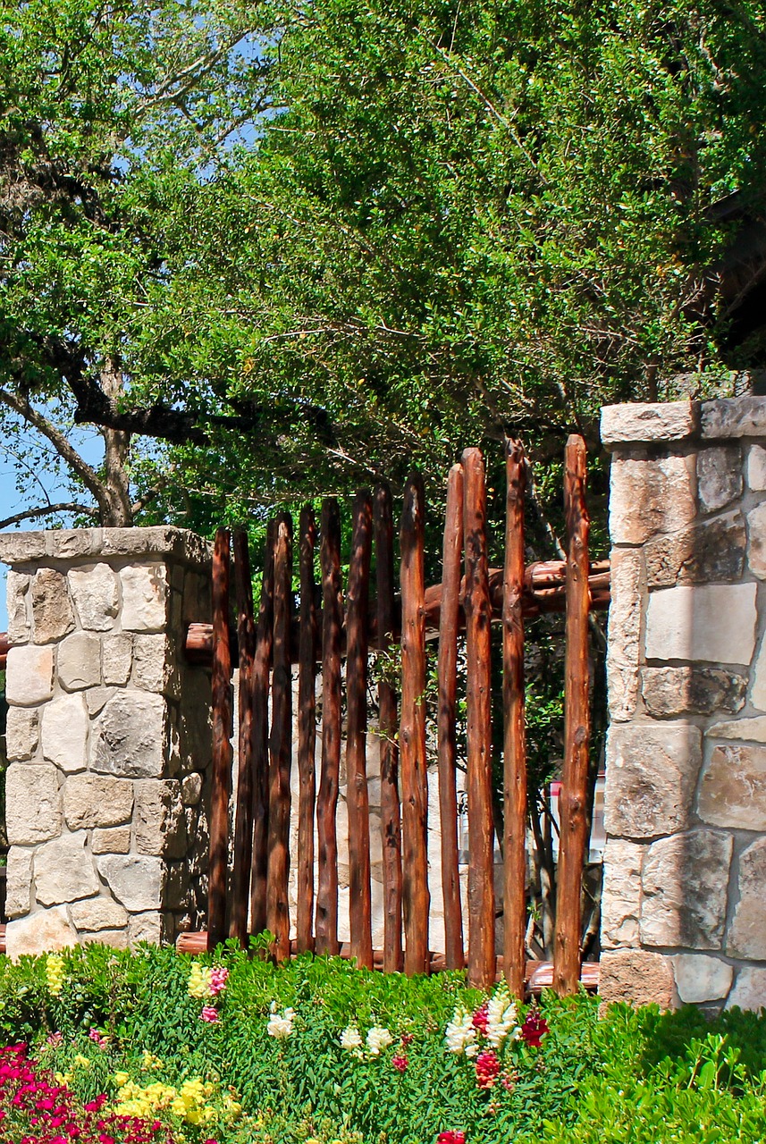 garden gate texas free photo