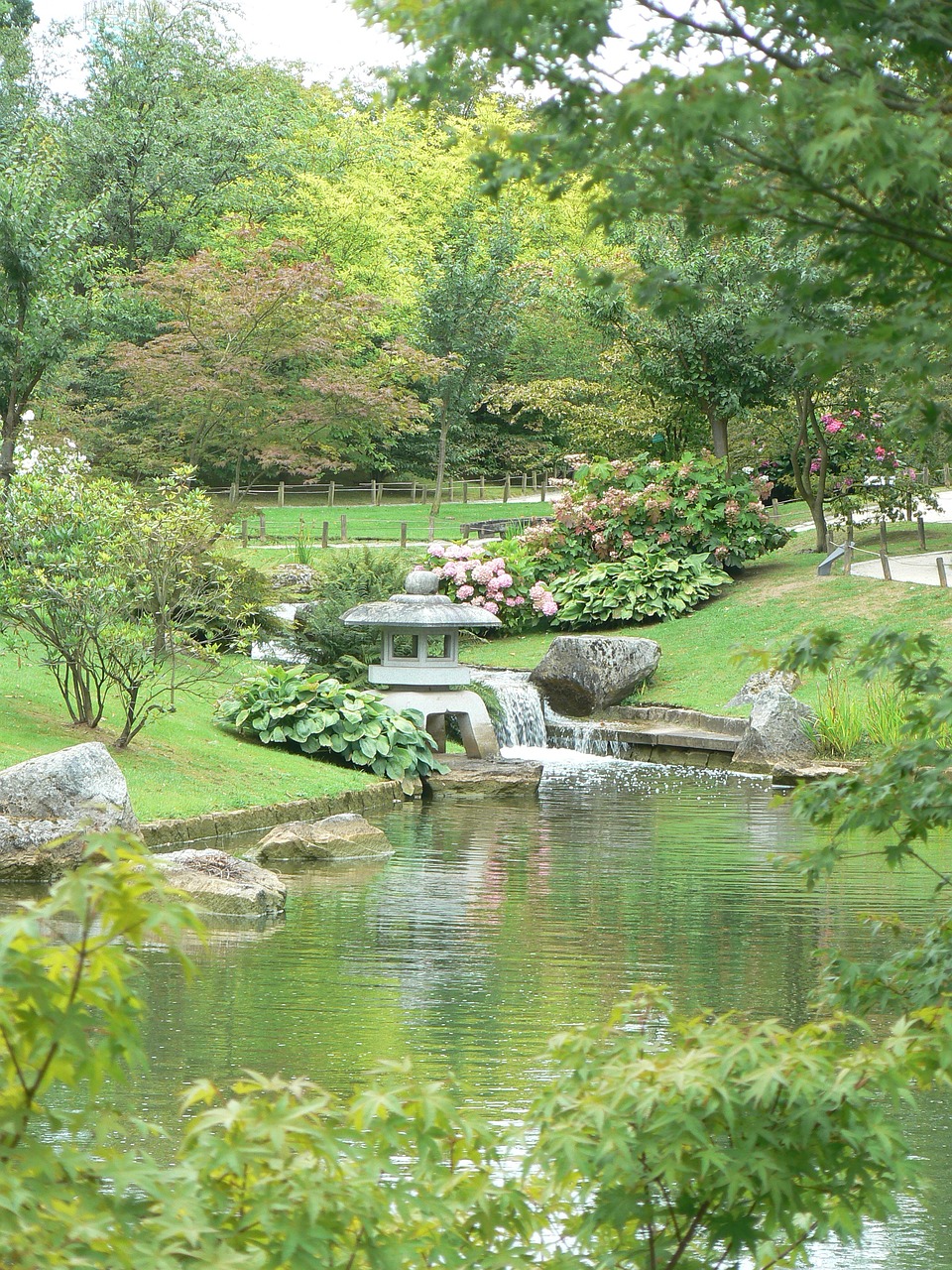 garden japanese water free photo