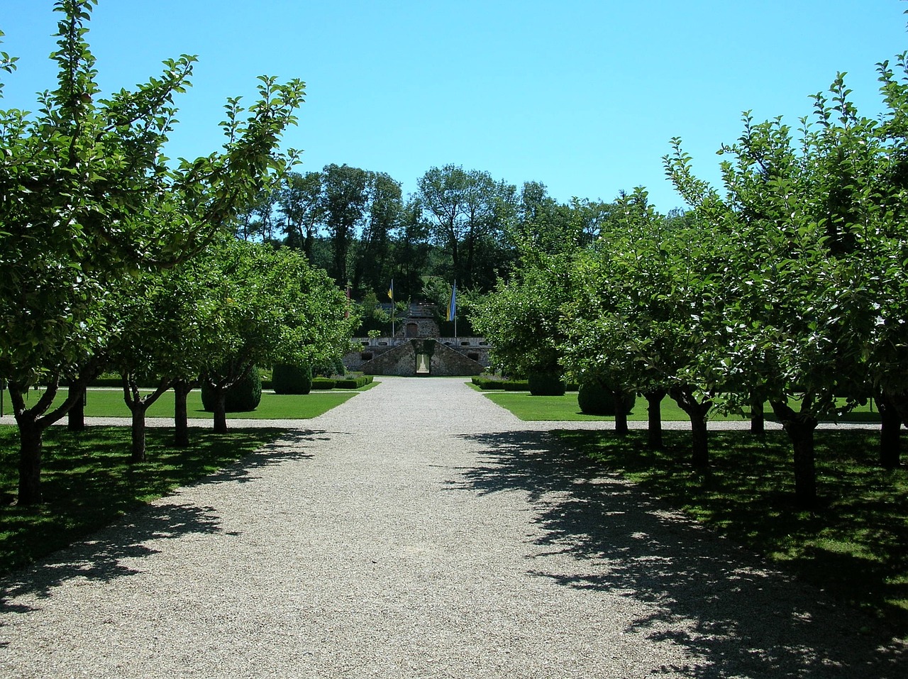 garden schalaburg castle garden free photo