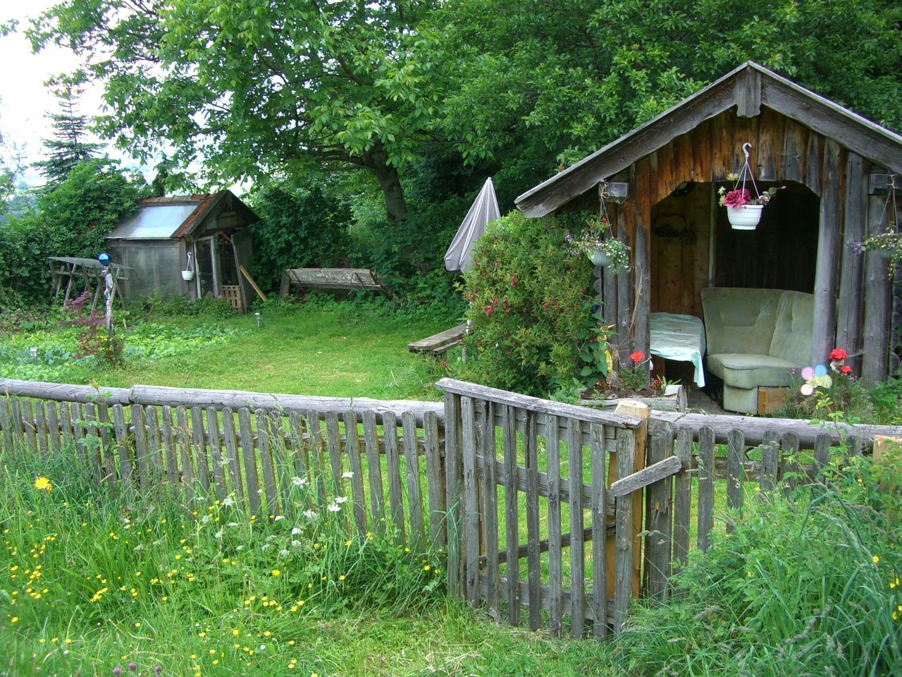 garden idyll green free photo