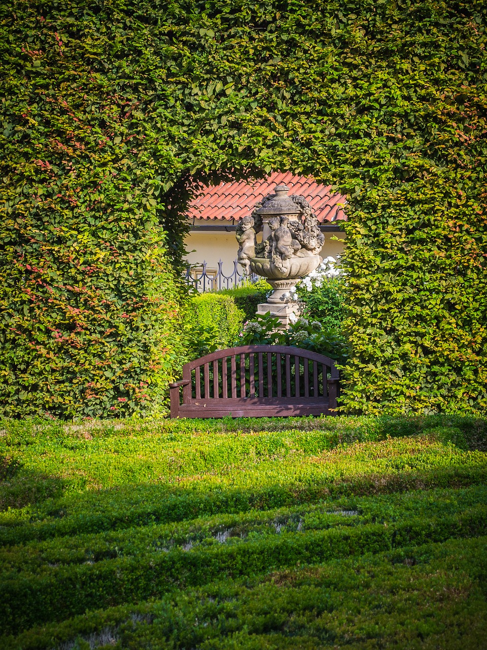 garden  baroque  architecture free photo