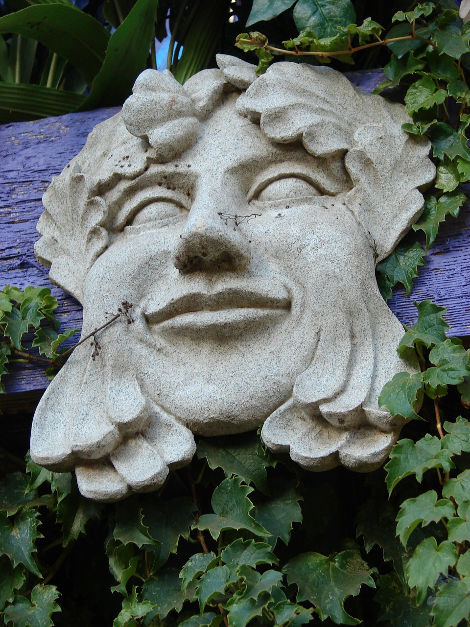 garden mask decoration free photo