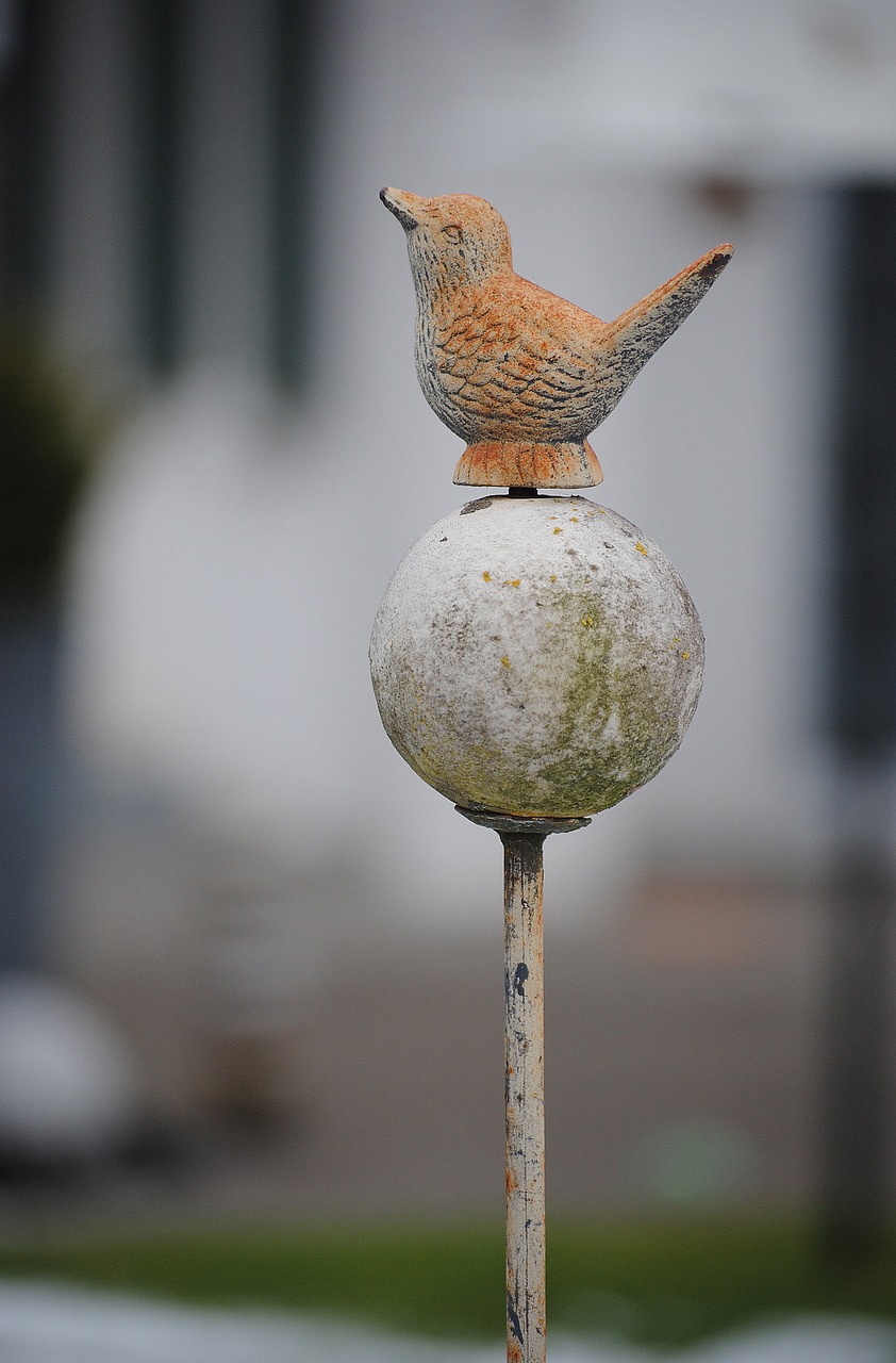 garden decoration bird free photo