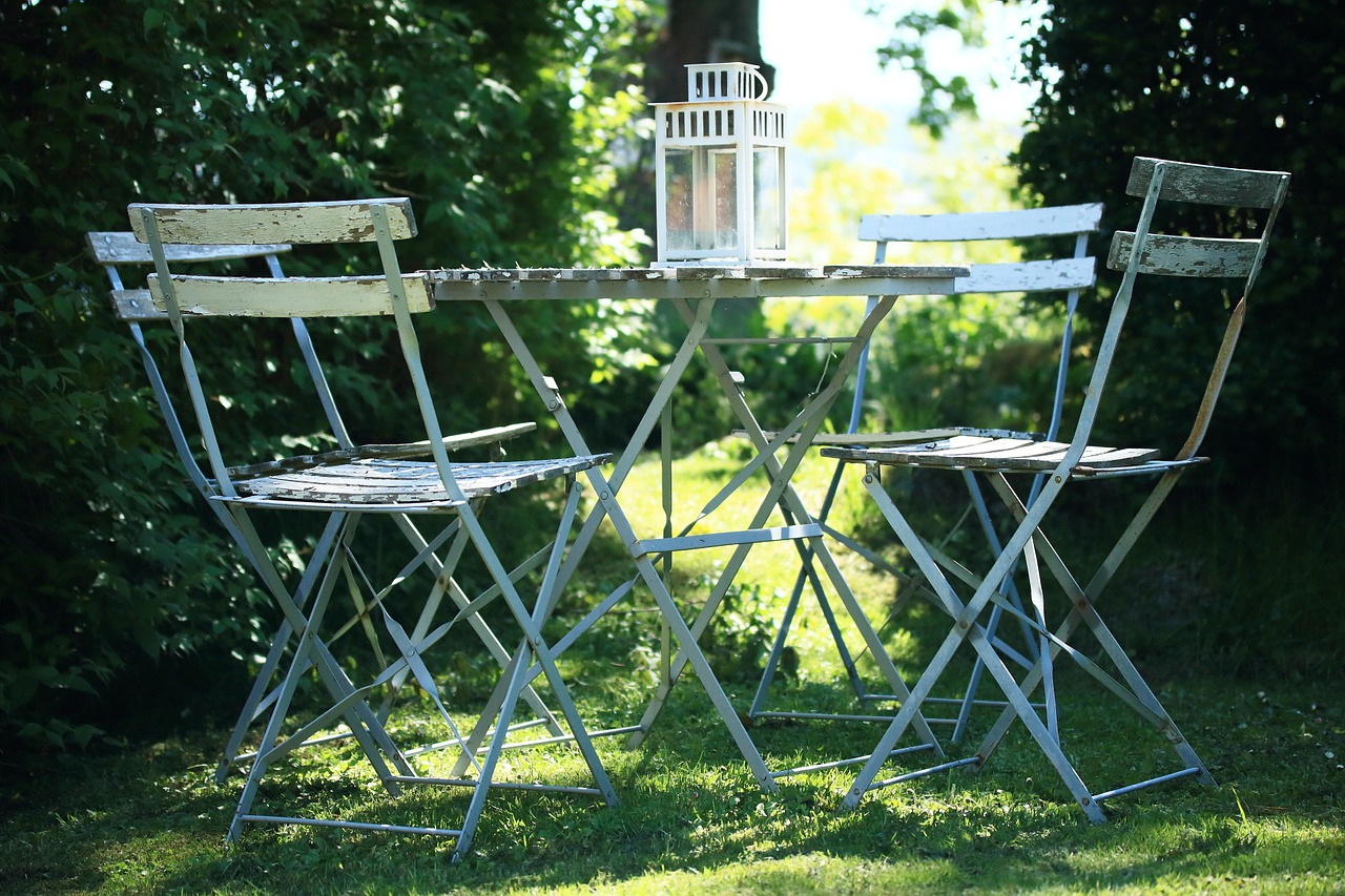 garden garden furniture summer free photo