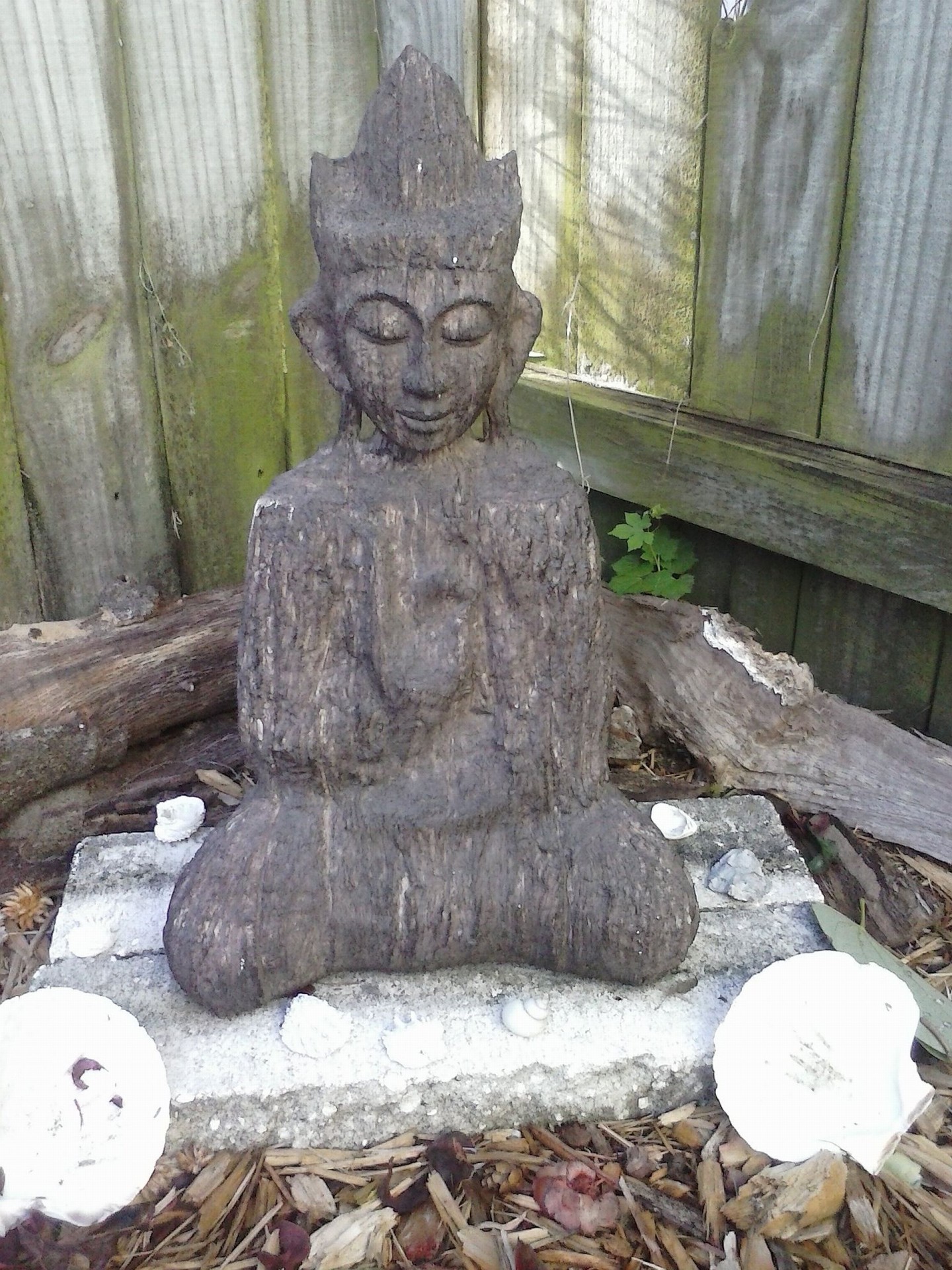 buddha garden statue buddhism free photo