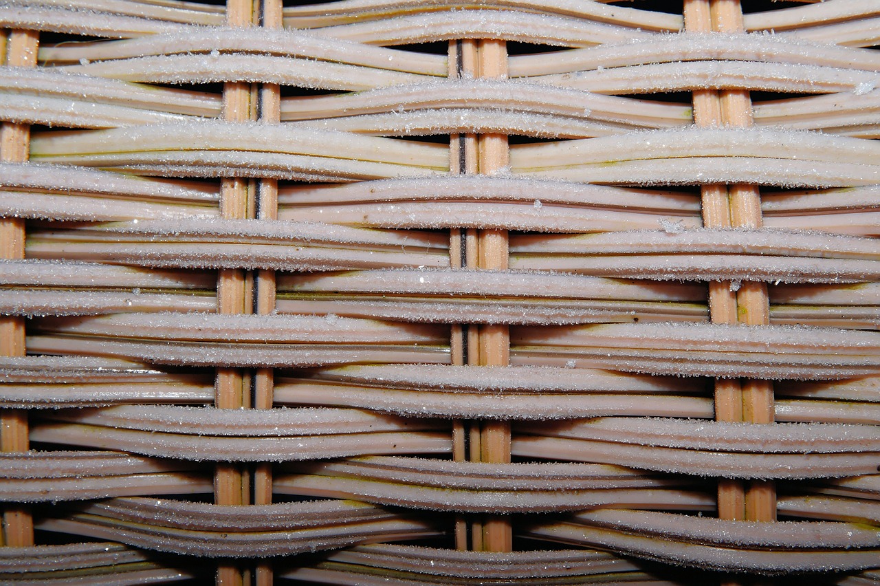 garden chair wicker pattern free photo