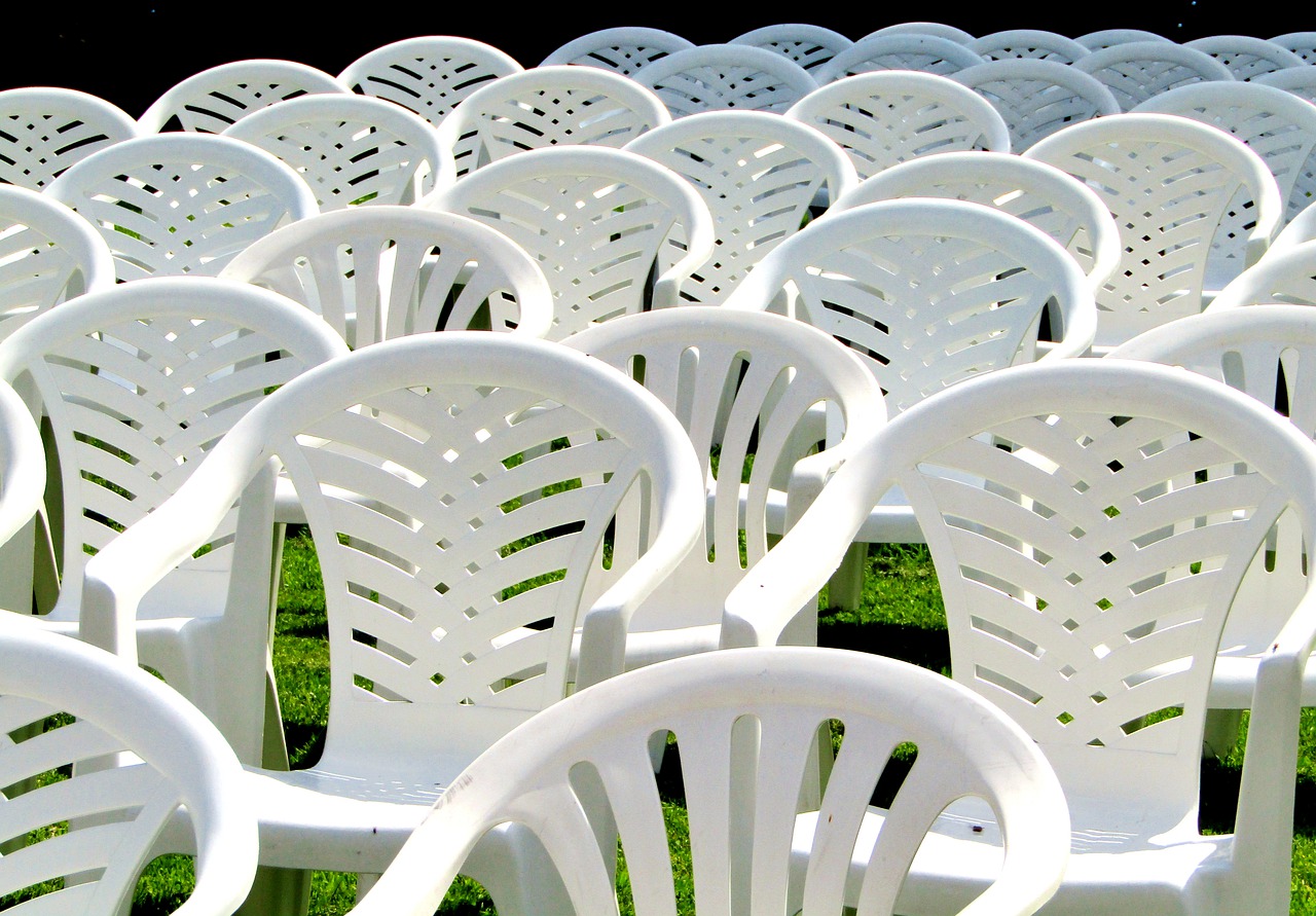 garden chairs  white  chair series free photo