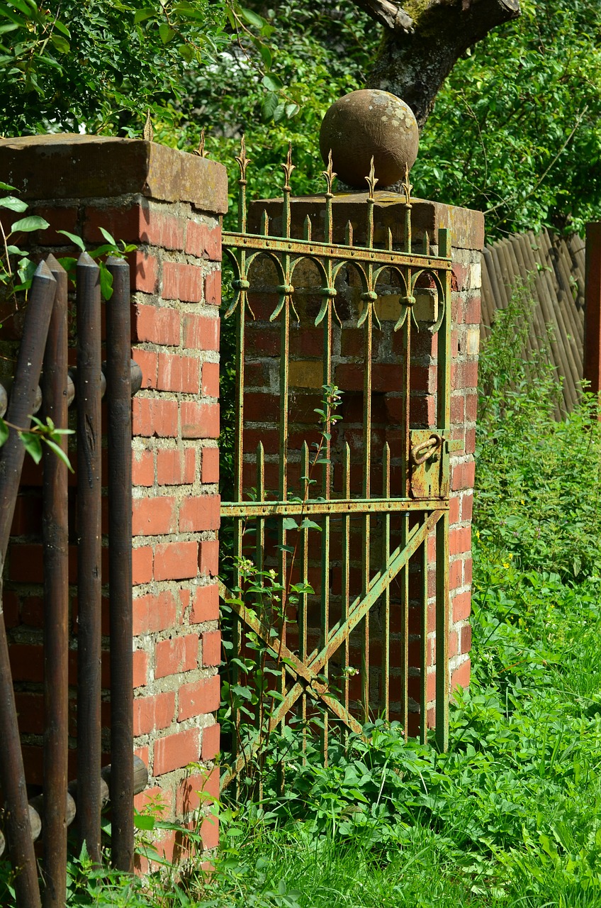 garden door input garden gate free photo