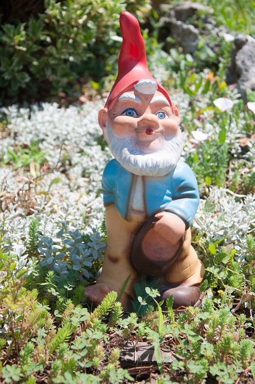 garden figurines garden figure free photo