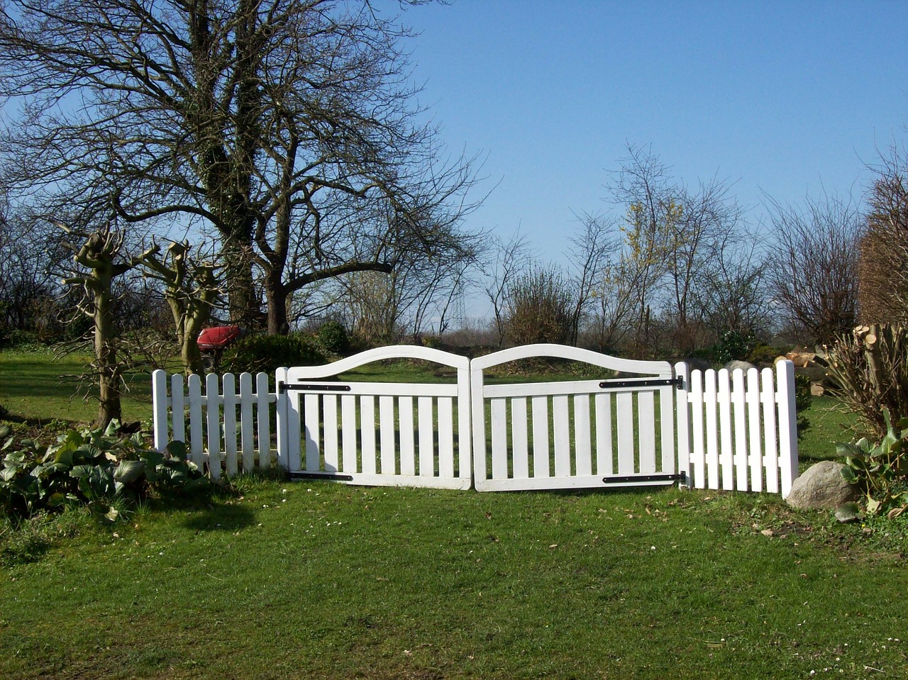 garden gate fence paling free photo