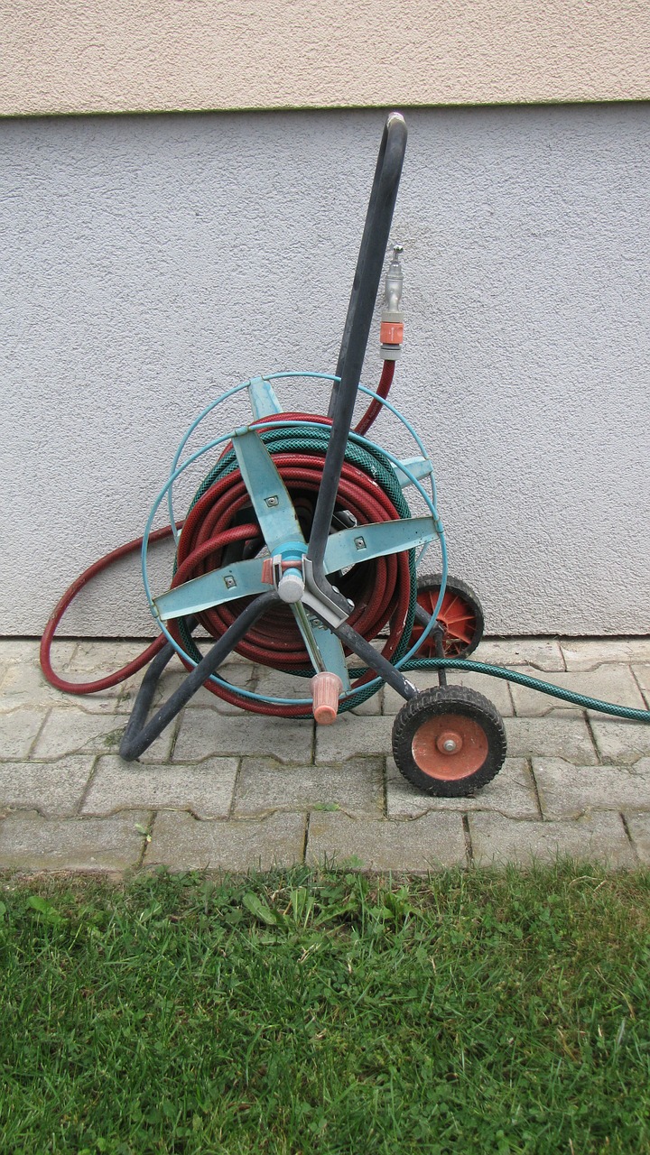 garden hose water gardening free photo