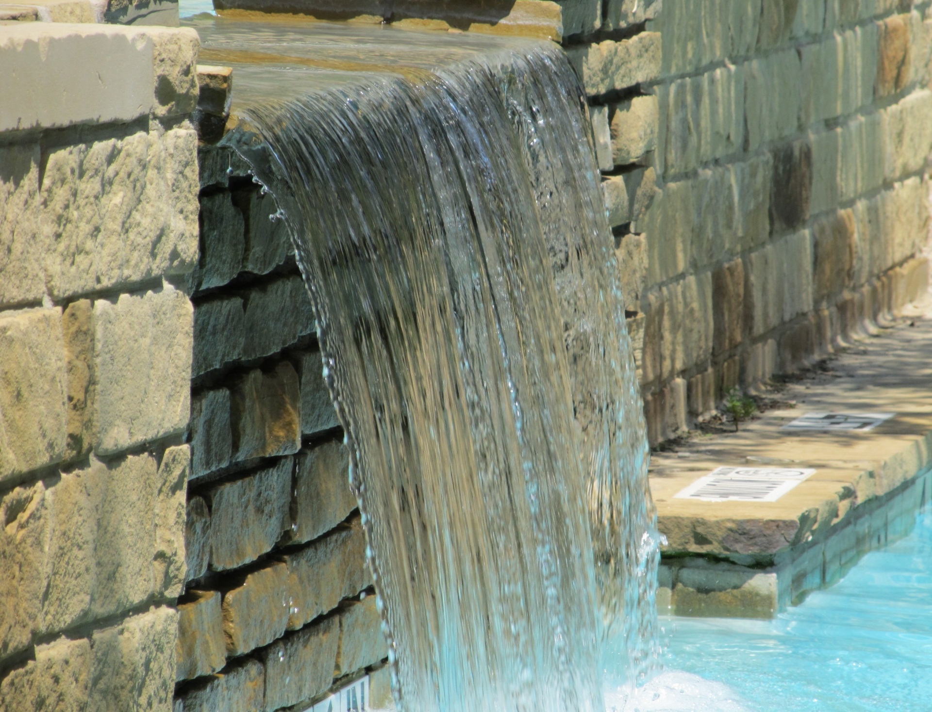 waterfall cascade garden free photo