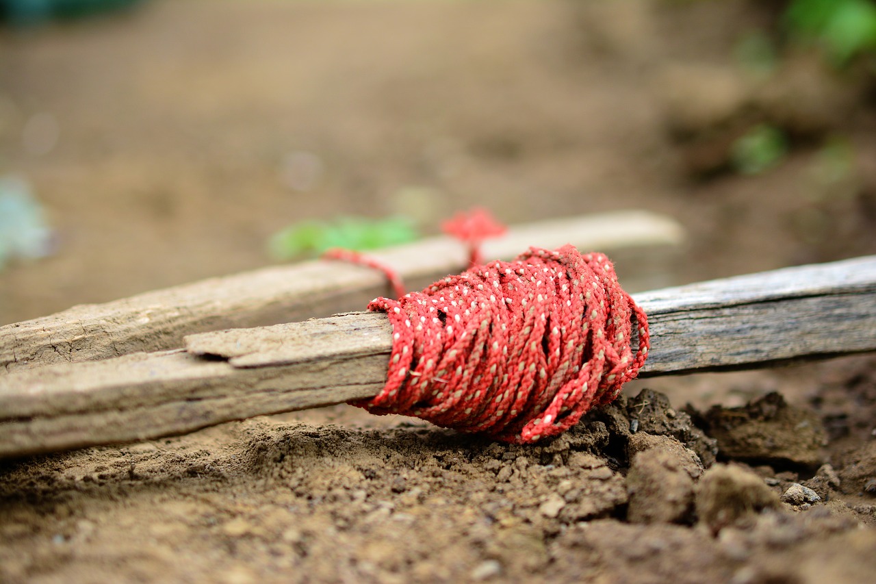 gardening garden soil rope free photo