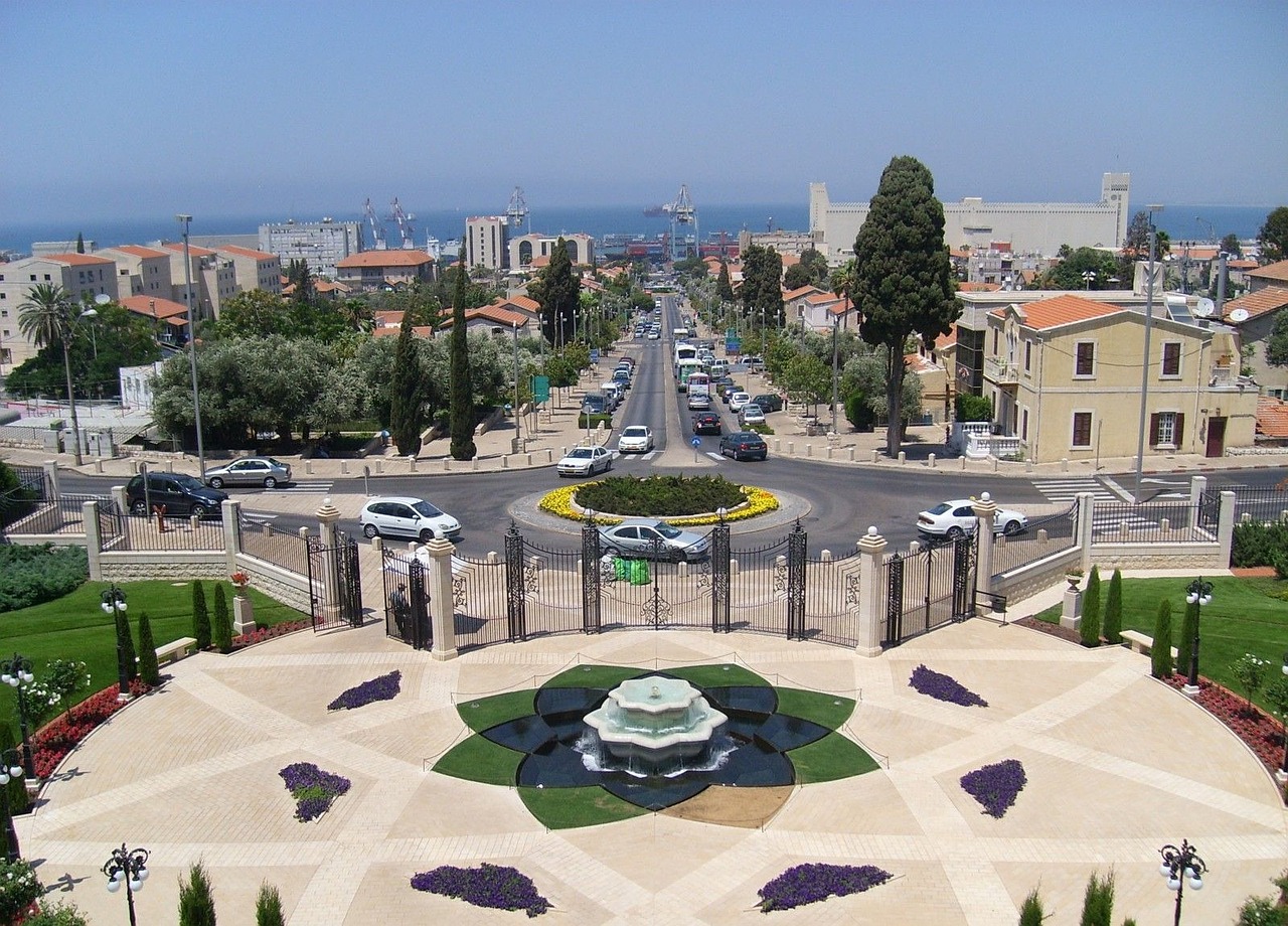 gardens haifa terraces free photo