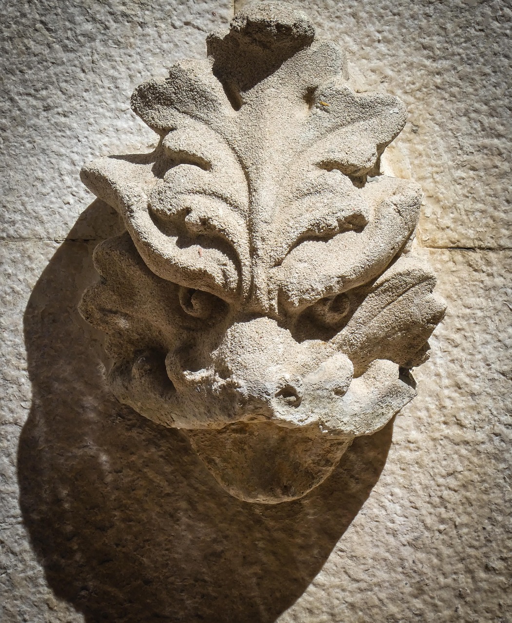 gargoyle stone face free photo