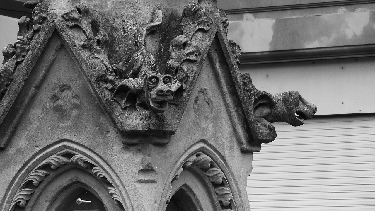 gargoyles gothic france free photo
