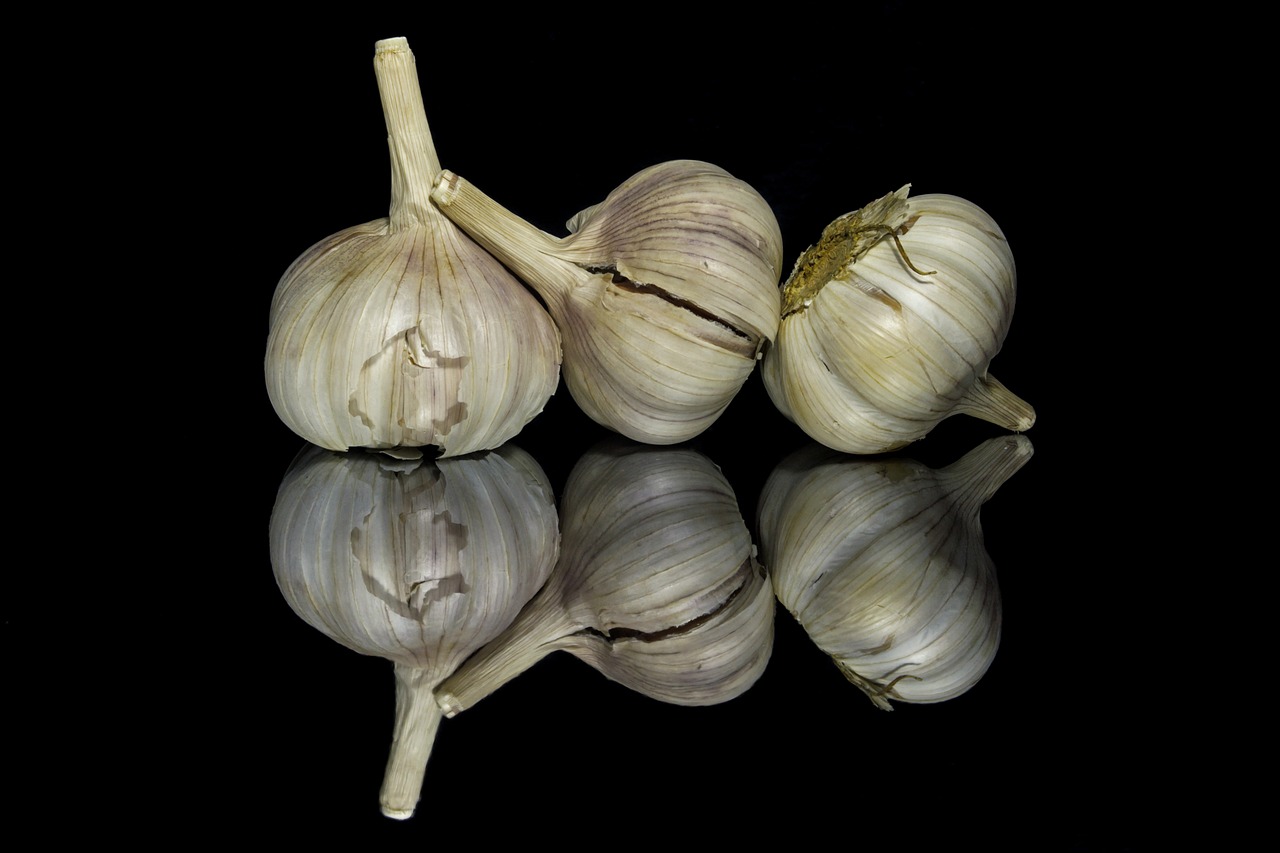 garlic food vegetables free photo