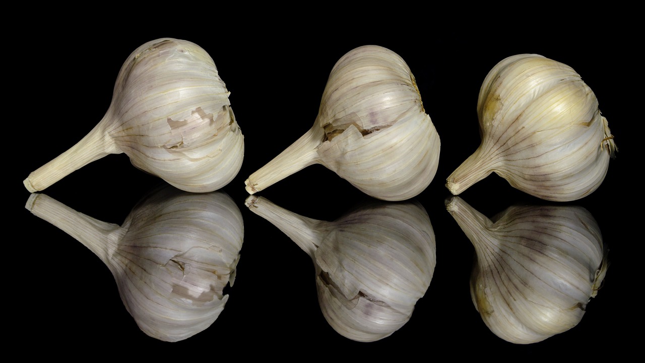 garlic food seasoning free photo