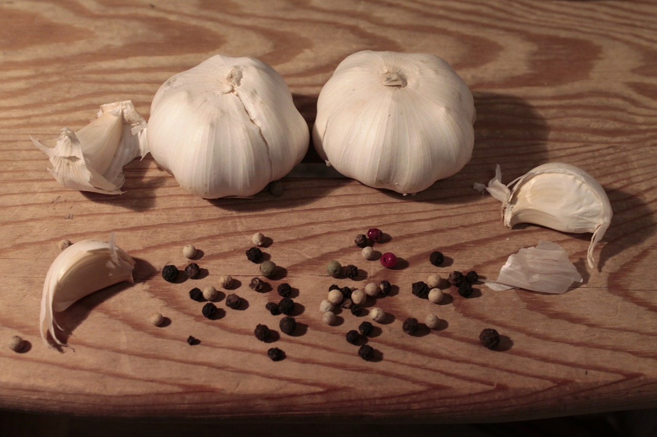 garlic pepper wood free photo