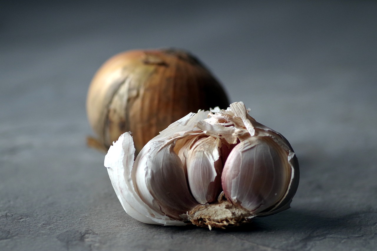 garlic onion health free photo