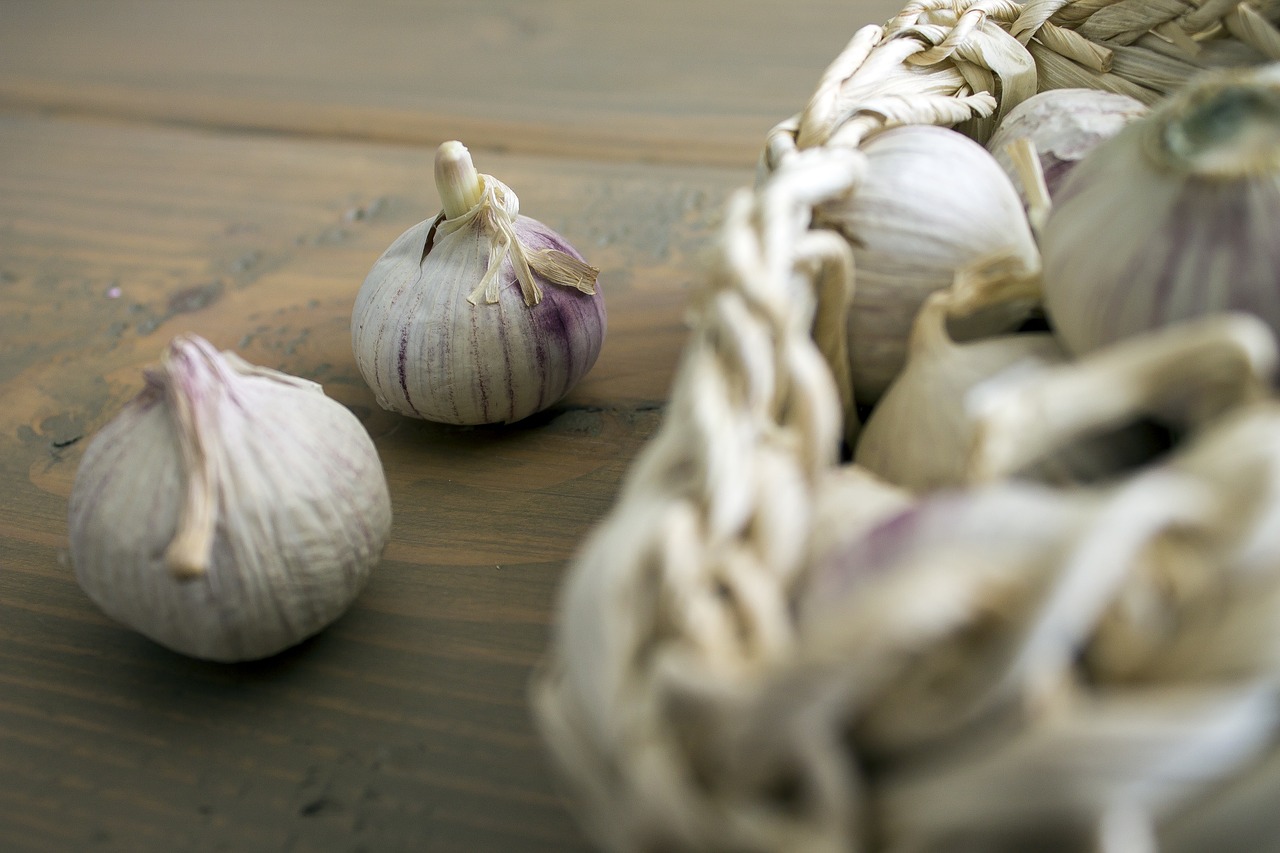 garlic food fresh free photo