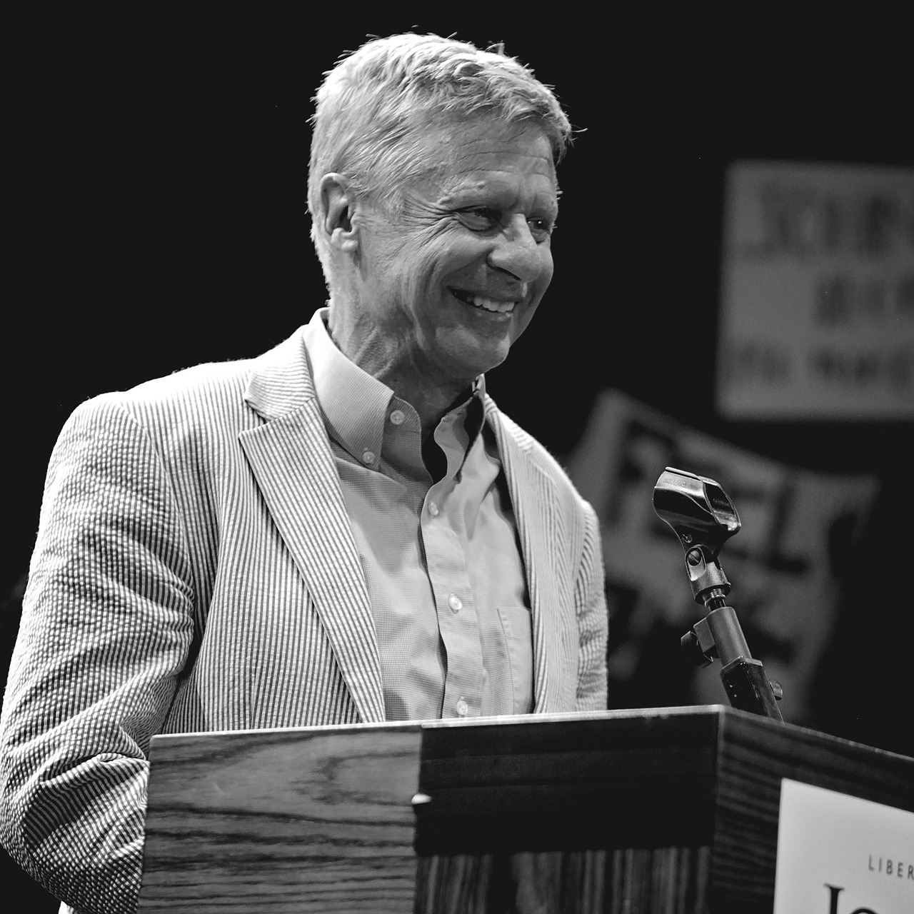 gary johnson president election free photo