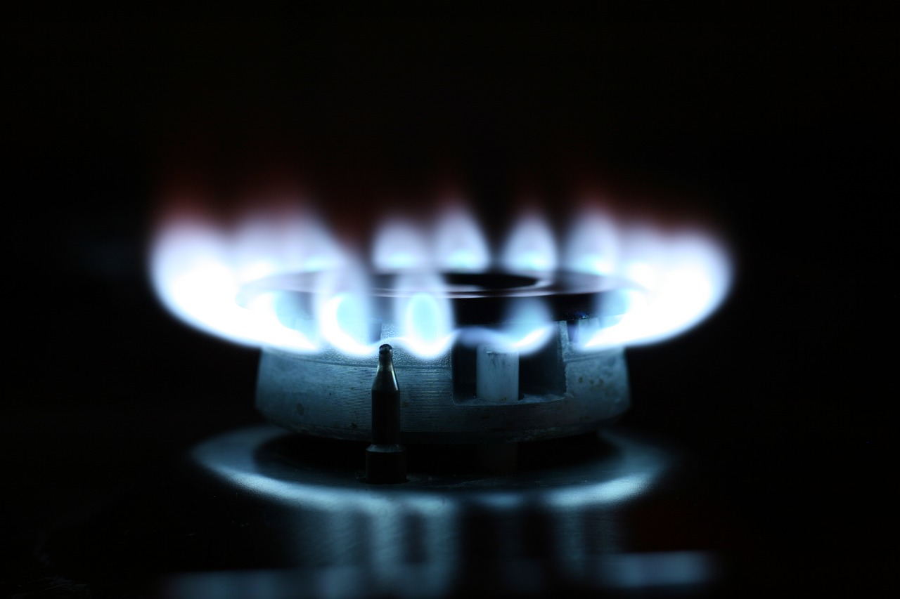 gas stove fire free photo