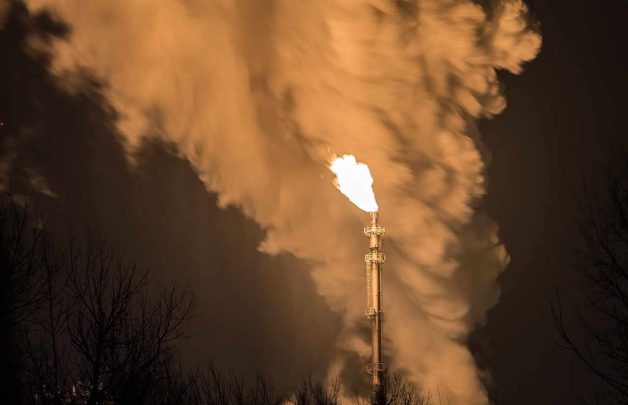 gas flaring flame free photo