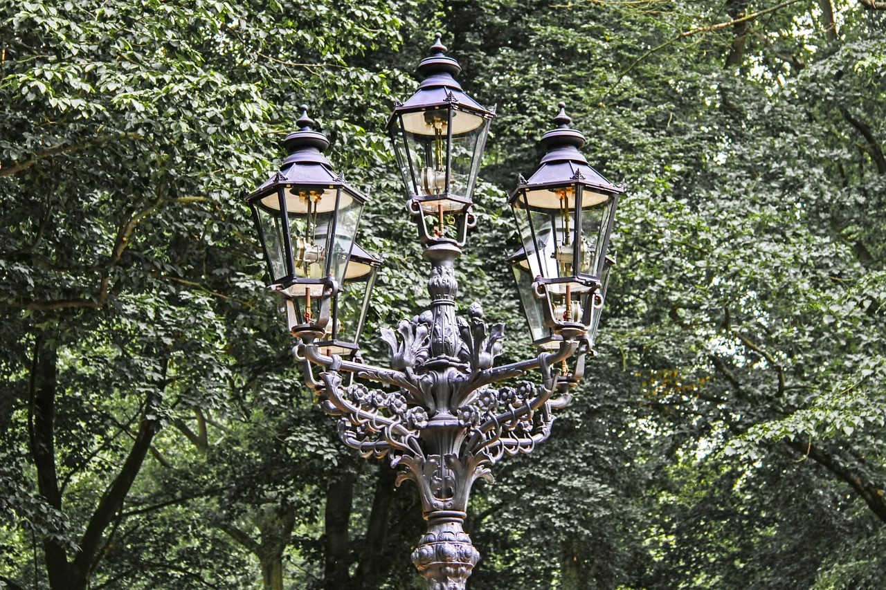 gas lantern street lamp old free photo