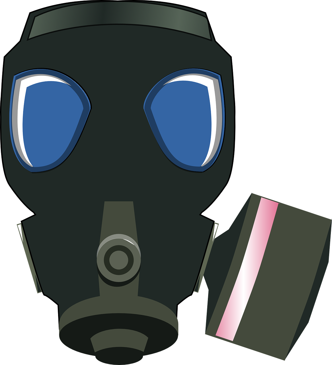 gas mask black protection free photo