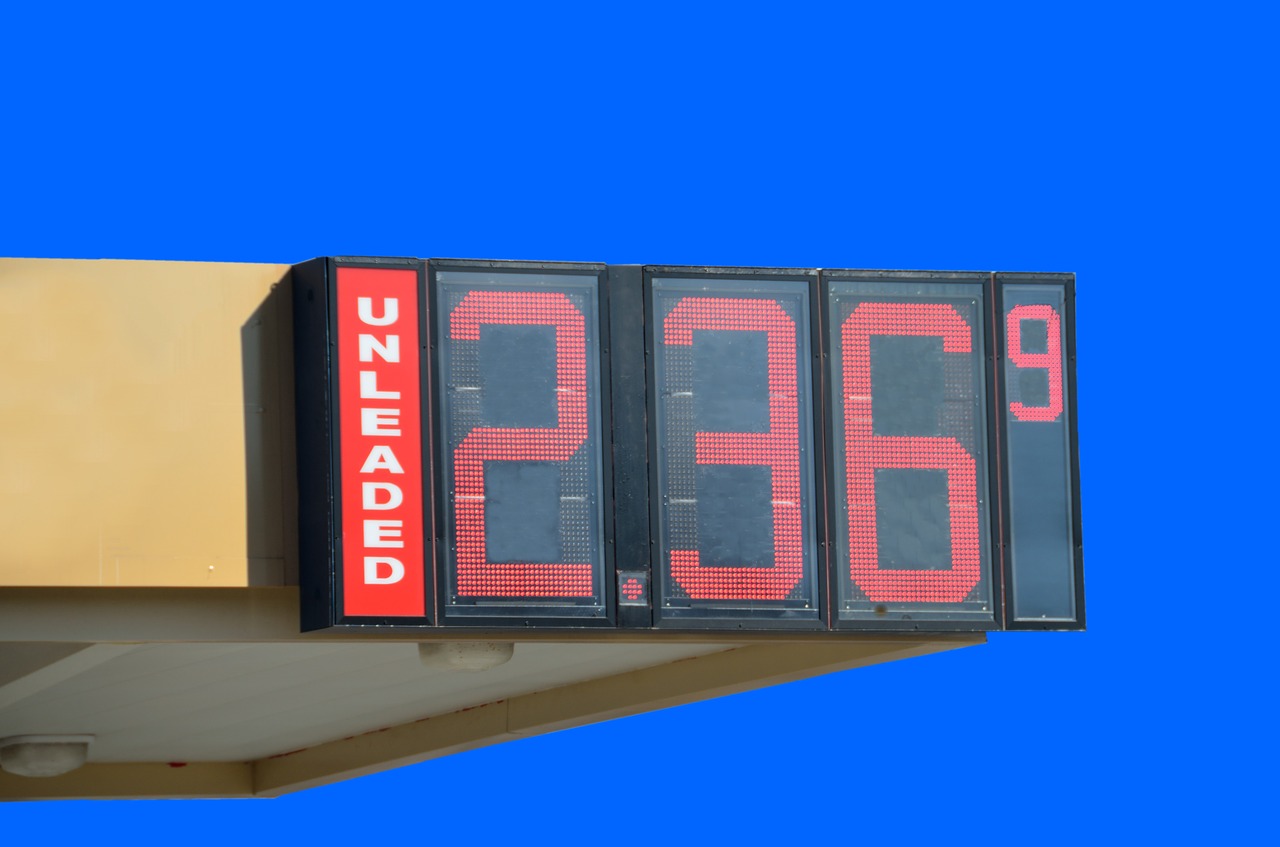 gas price sign fuel free photo