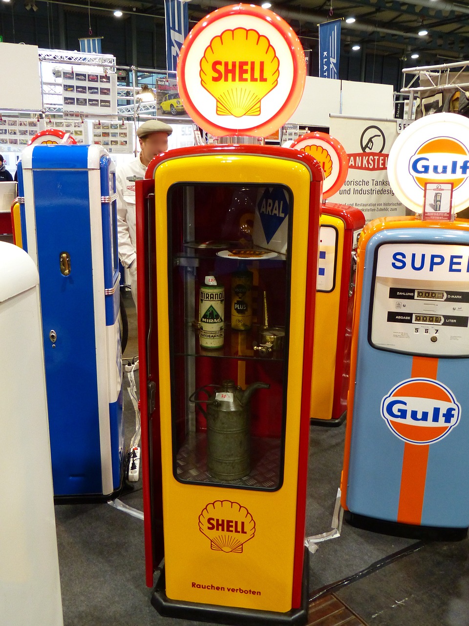 gas pump petrol stations oldtimer free photo