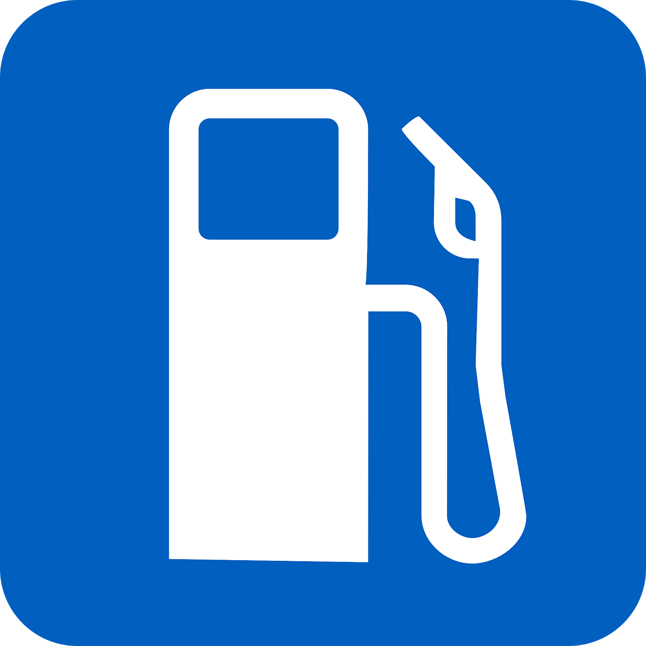 gas station petrol station blue free photo