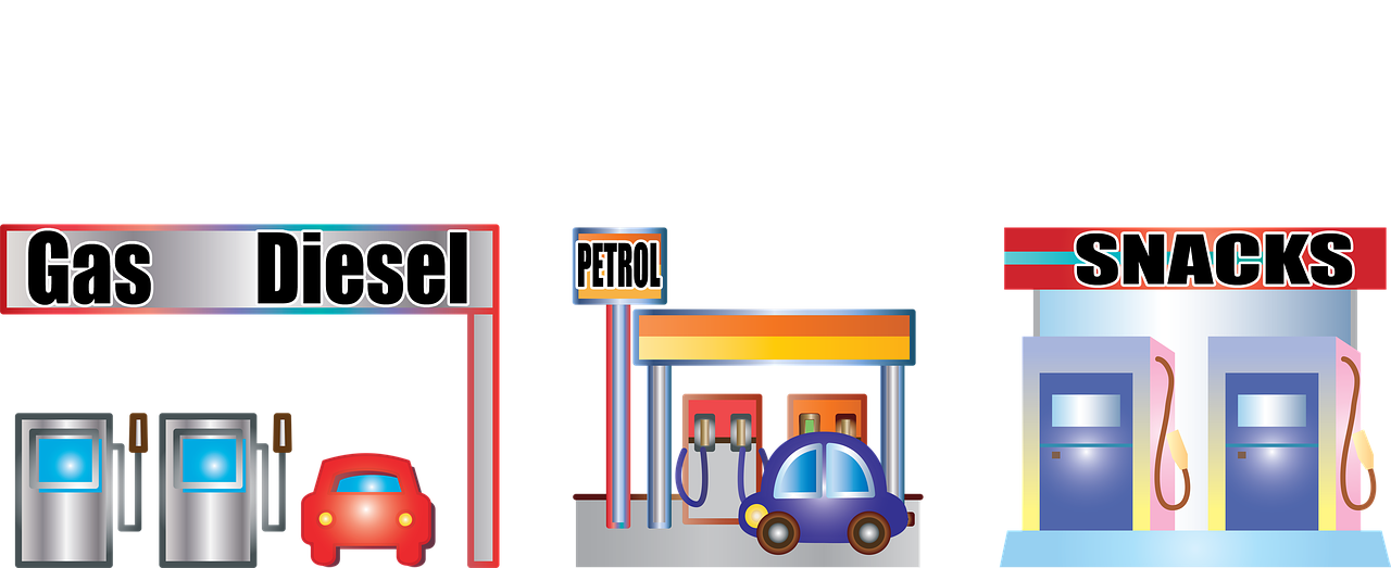 gas station  diesel  petrol free photo