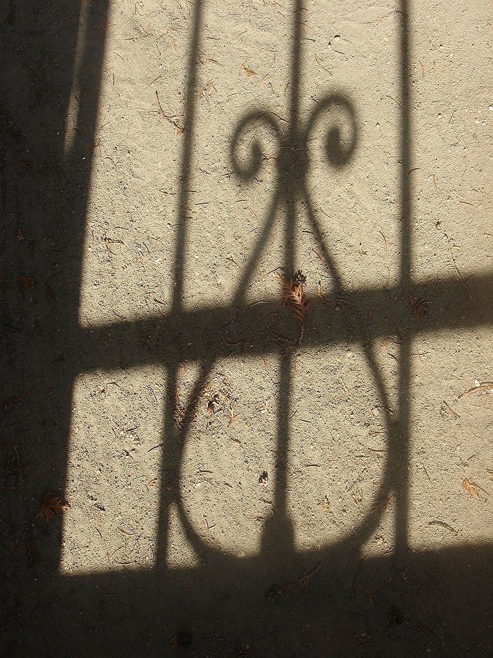 gate entrance shadow free photo