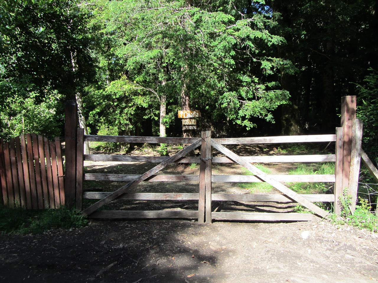 gate wood fence free photo