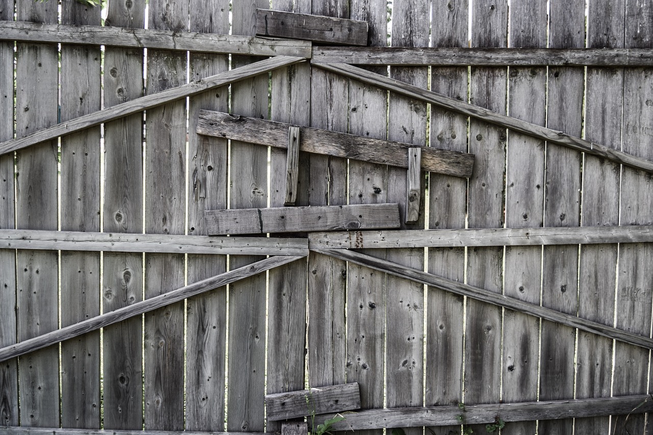 gate fence wood free photo