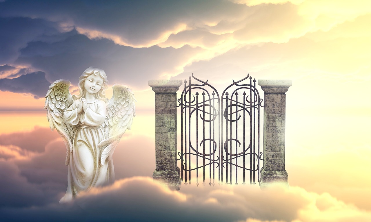 gateway  angel  sky free photo