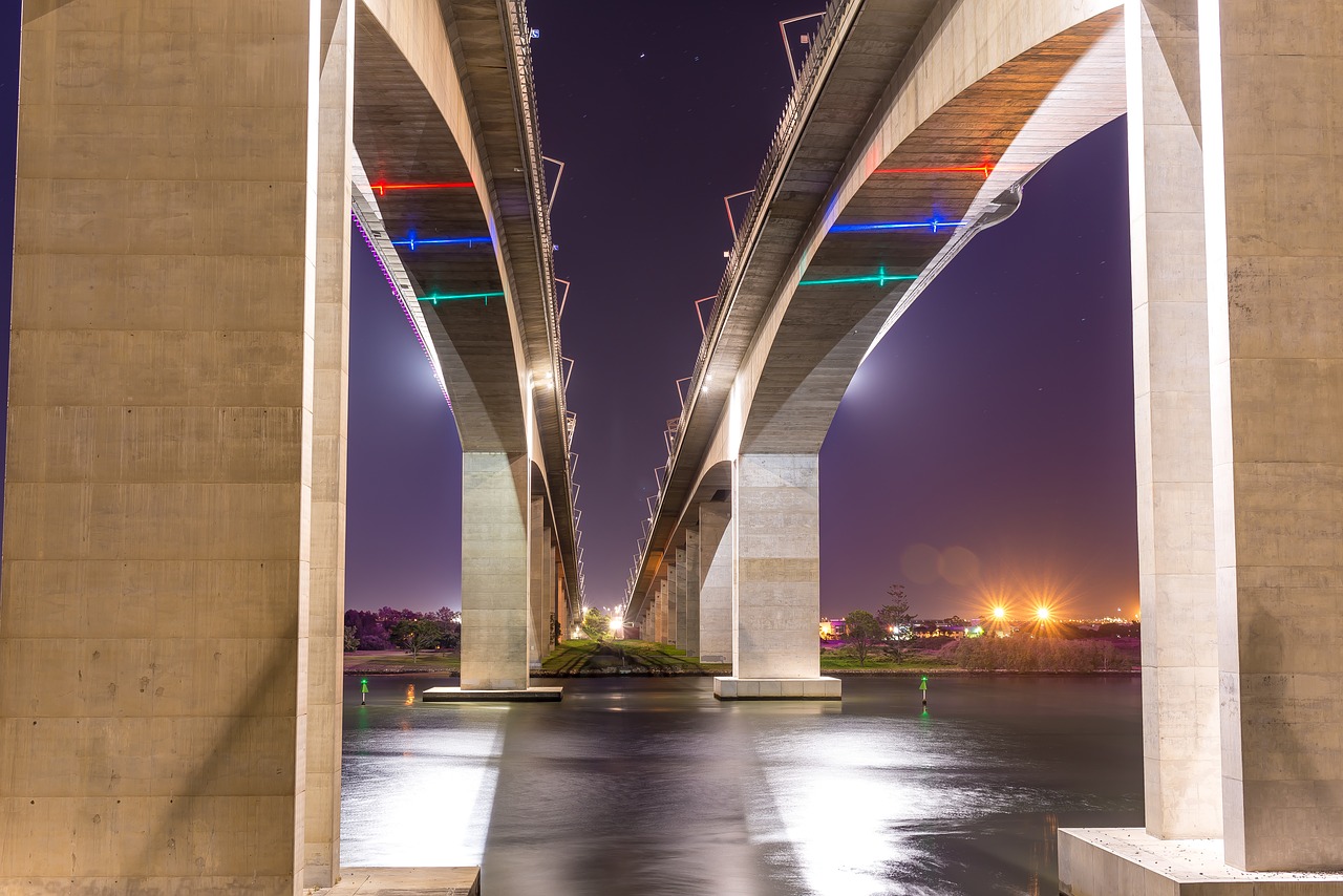 gateway bridge bridge crossing structure free photo