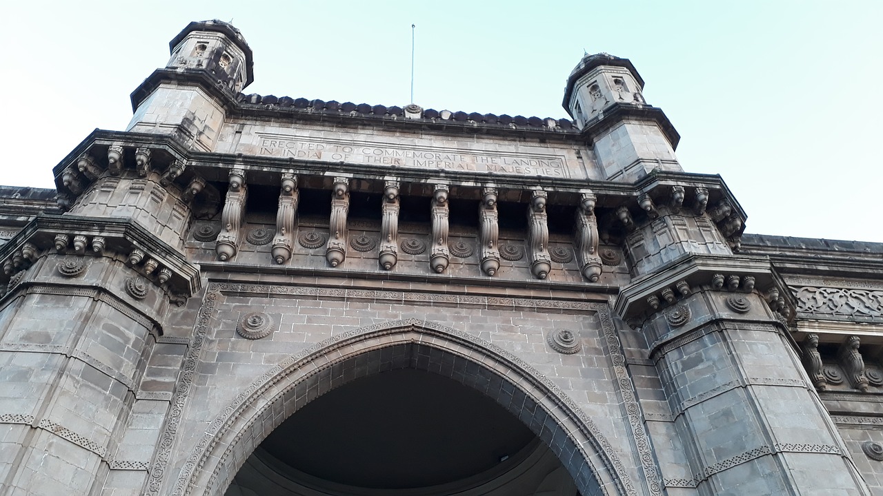 gateway of india  indian place  mumbai free photo
