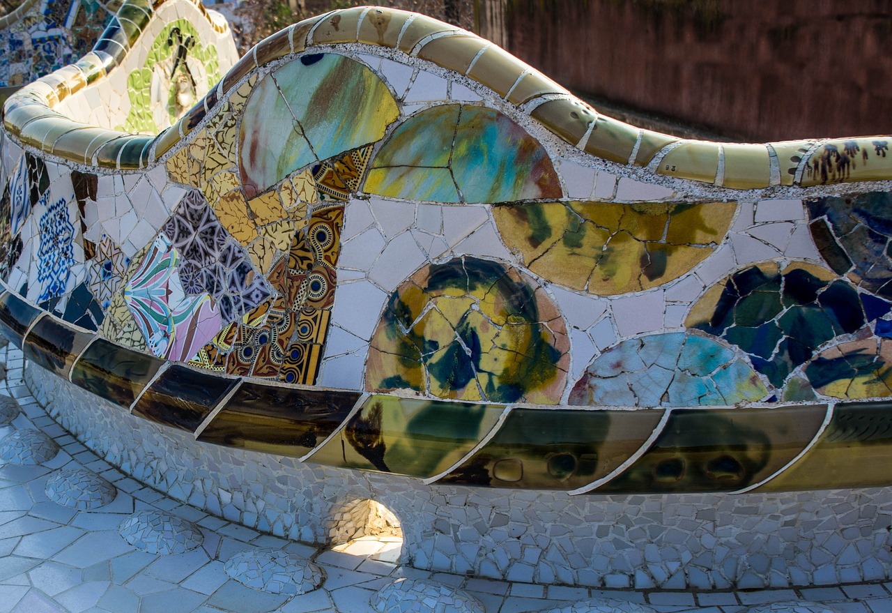 gaudi guell park architecture free photo