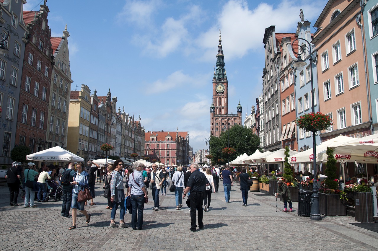 gdańsk the old town long market free photo