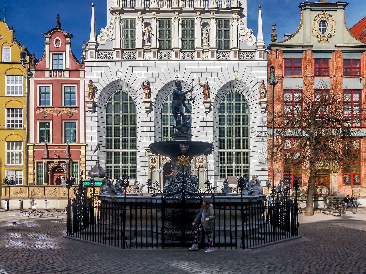 gdańsk long market neptunium free photo