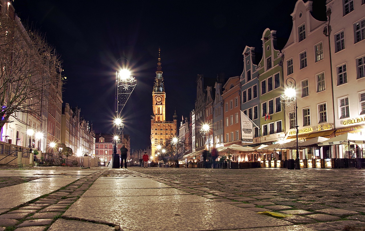 gdańsk long market street free photo