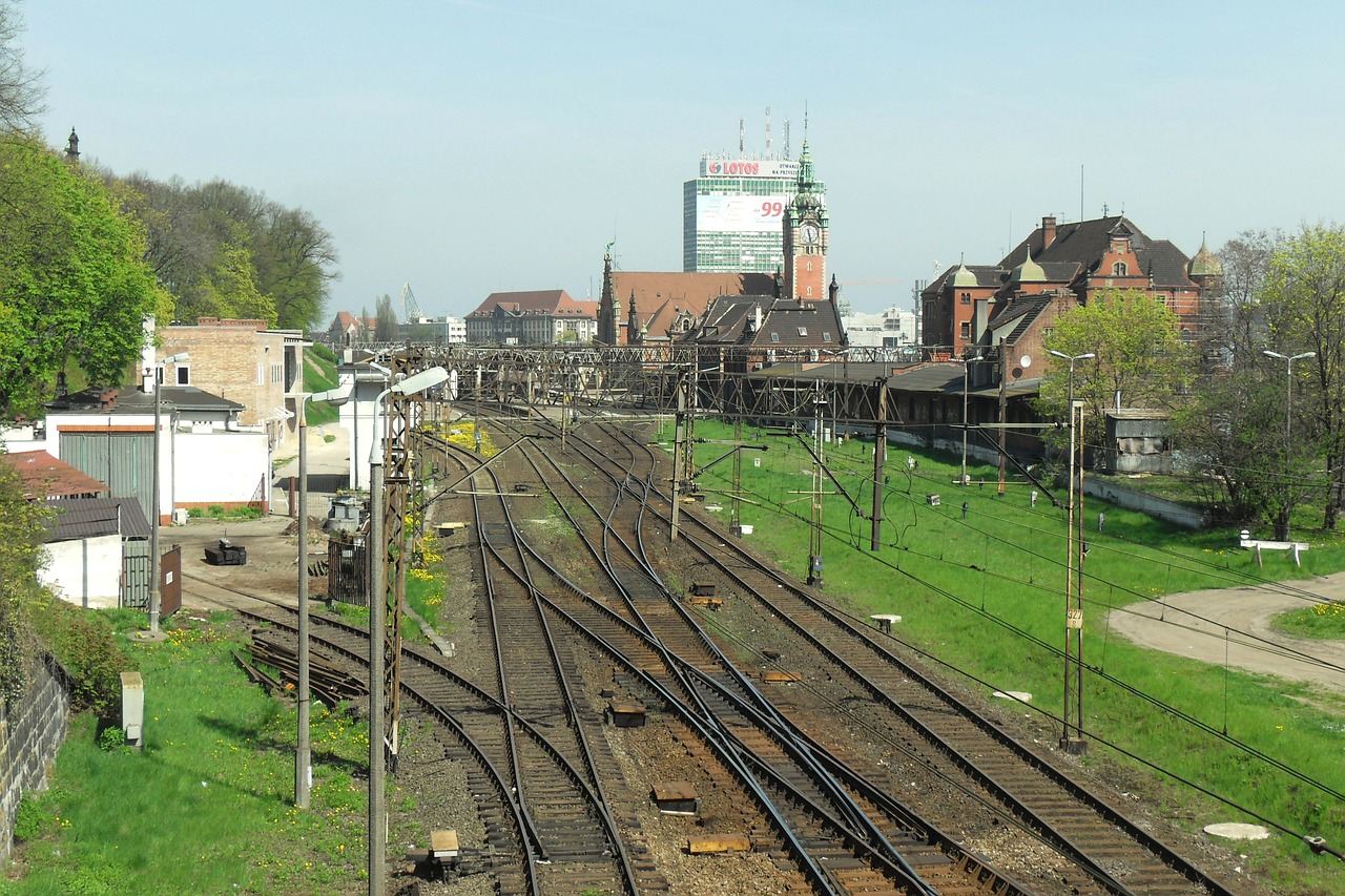 gdansk poland railroad free photo
