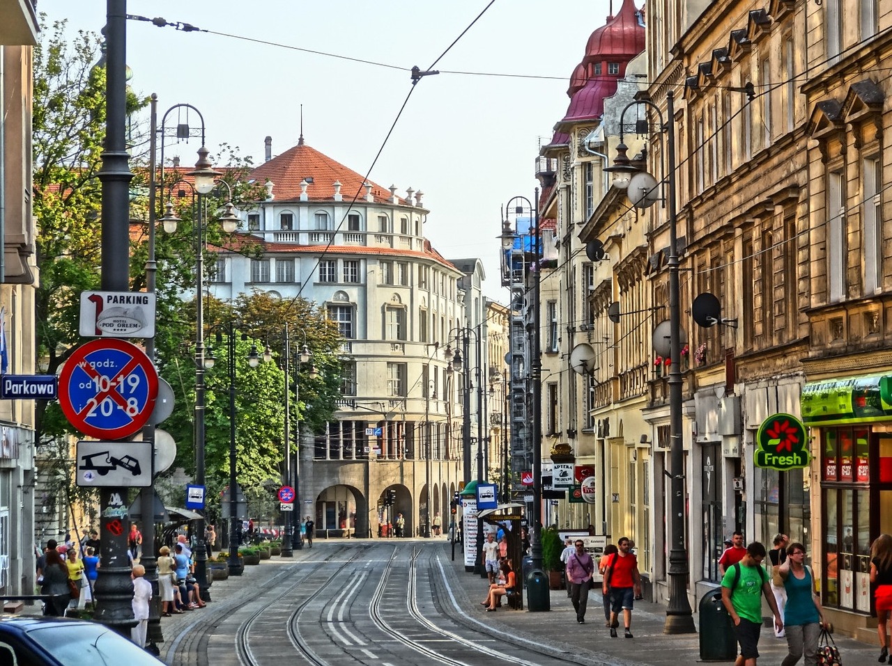 gdansk street urban free photo