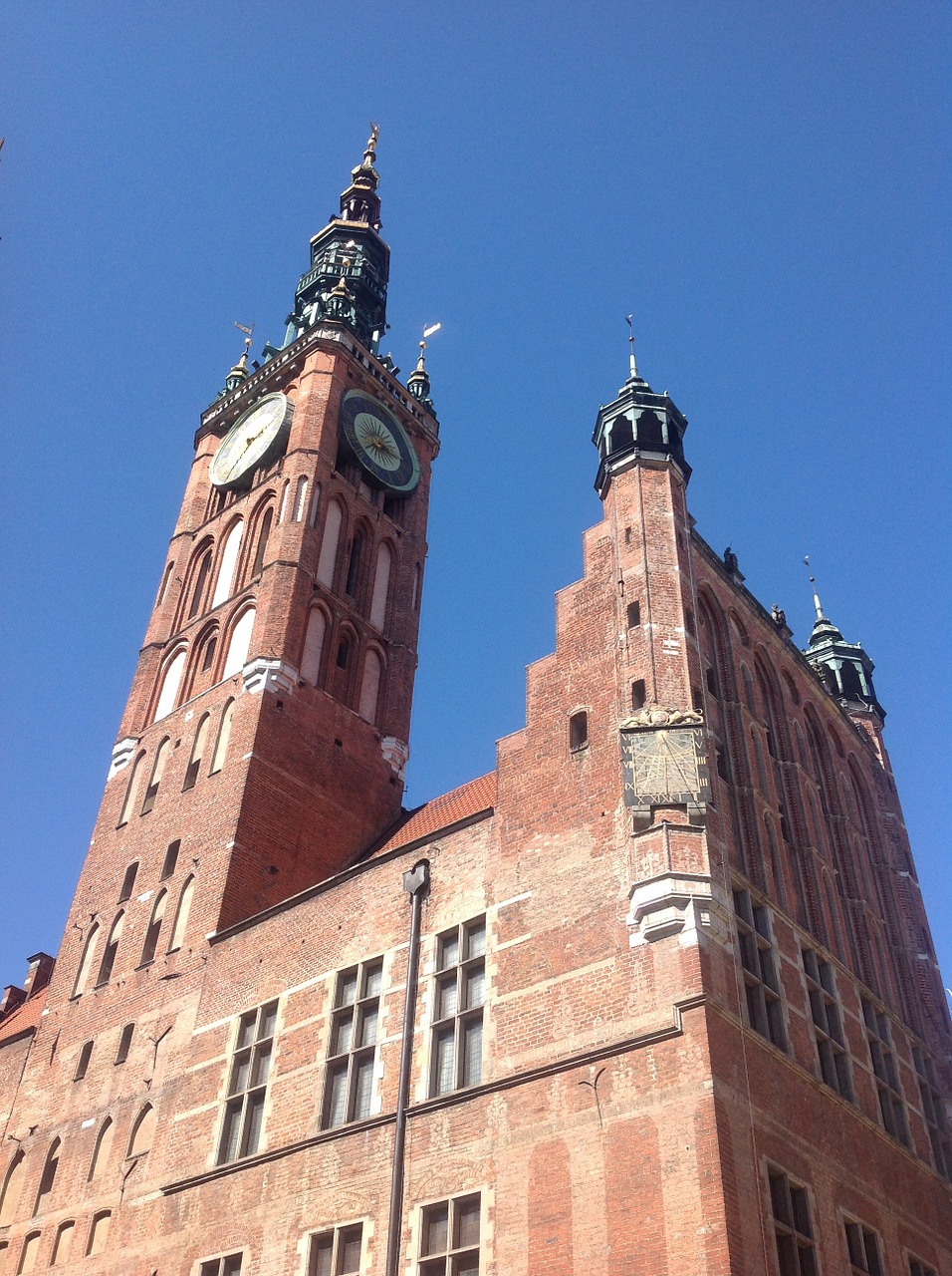 gdańsk tower brick free photo