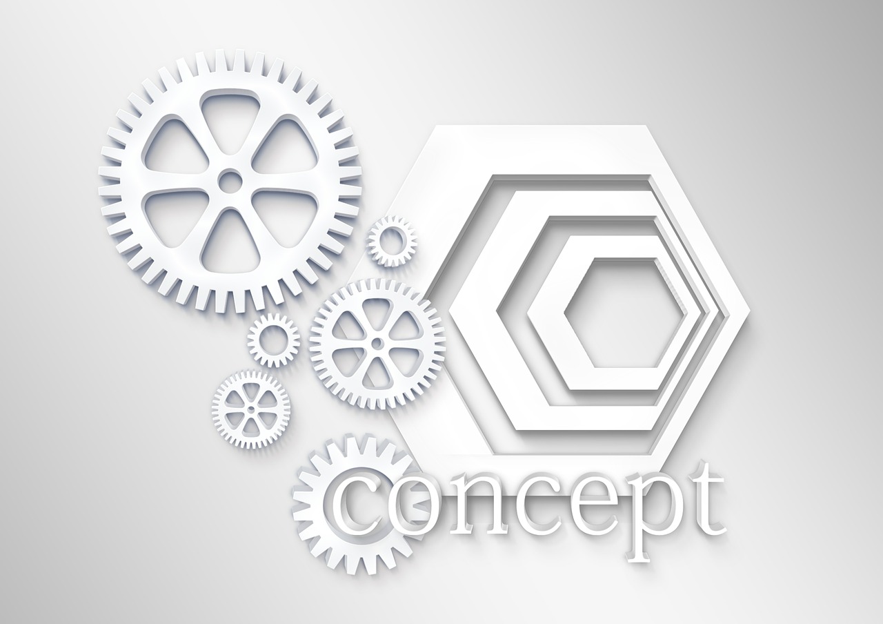 gears concept logo free photo