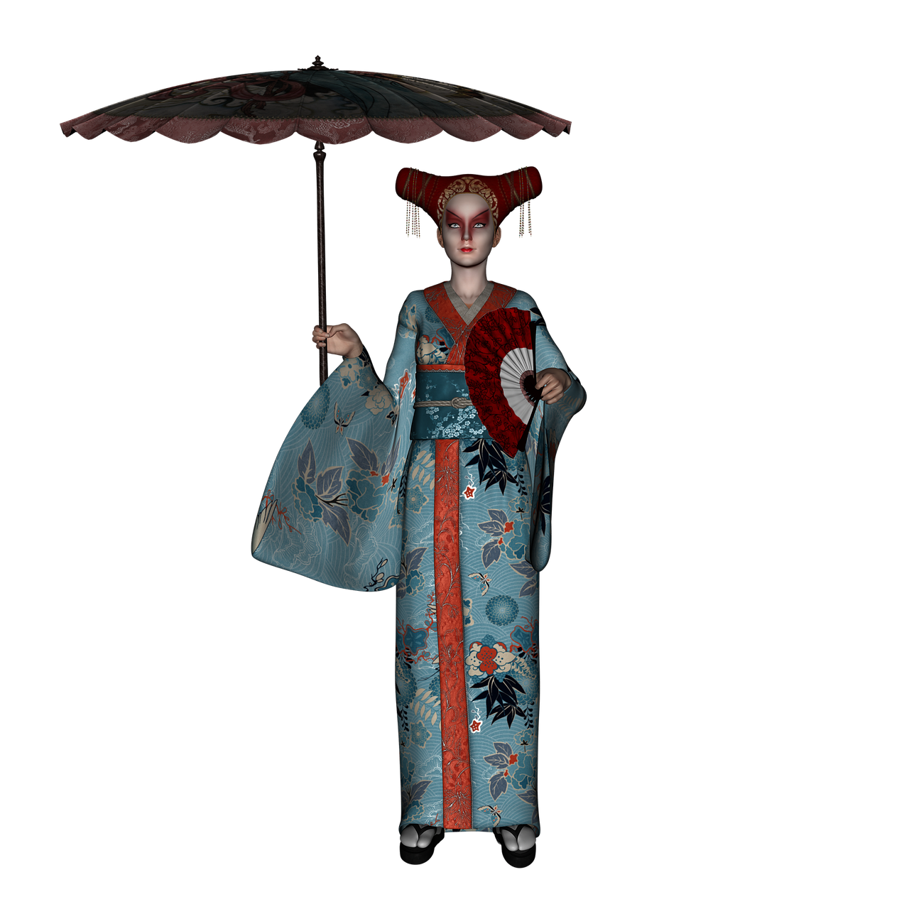 geisha japan make-up free photo