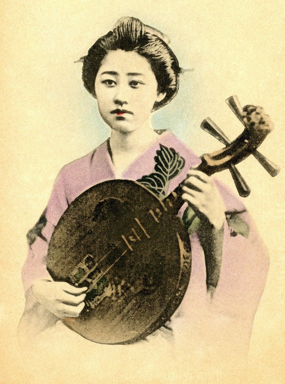 geisha retro vintage free photo
